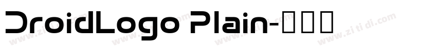 DroidLogo Plain字体转换